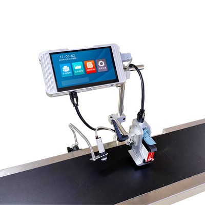 S10在線(xiàn)自動(dòng)噴碼機(jī)日期批號(hào)包裝塑料袋流水線(xiàn) 噴墨打印二維碼logo