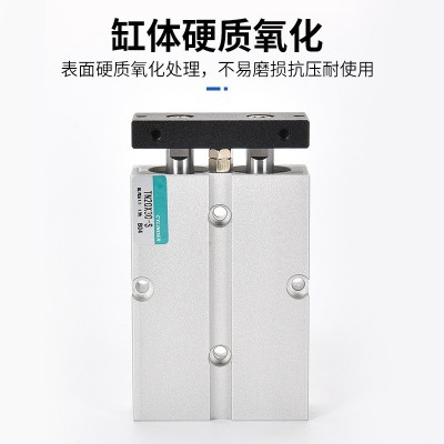 TN雙軸雙桿氣缸TN16X10X20X30X40X50X60X70X80X90X100-25-32S- TDA