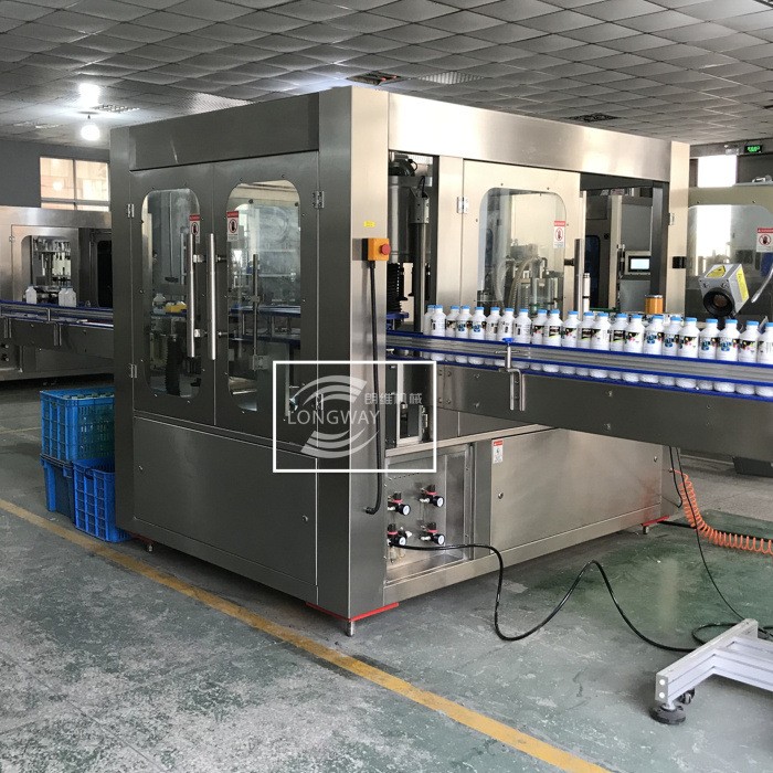 全自動(dòng)84消毒液熱熔膠貼標(biāo)機(jī) 酒精瓶熱熔膠貼標(biāo)機(jī)LW-747