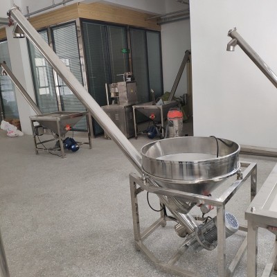 定制小型304不銹鋼螺旋提升機上料機 粉料顆粒糧食化工斗式輸送機
