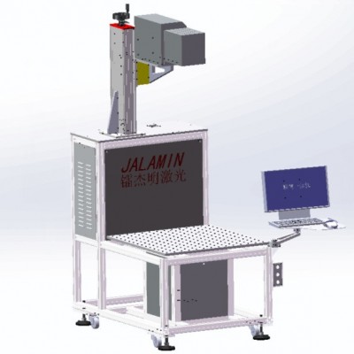 3維曲面光纖二氧化碳激光打標機 大幅面激光打標噴碼機