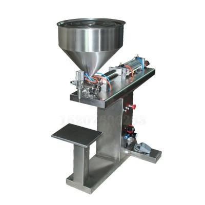 落地式單頭膏體灌裝機 膏液兩用氣動活塞定量灌裝設備不銹鋼304