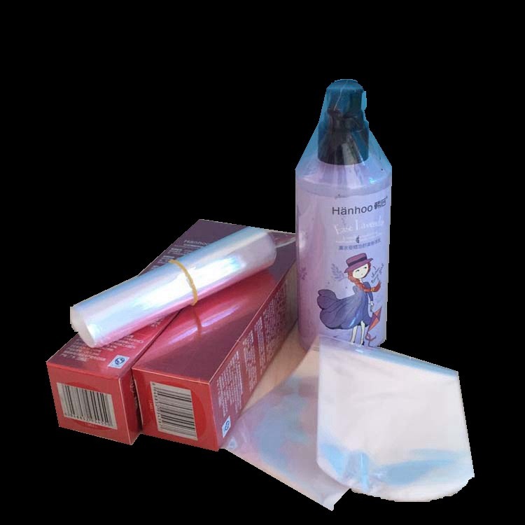 供應透明環保pvc熱收縮膜 pvc塑封膜 圓頭平口弧形收縮袋支持定制