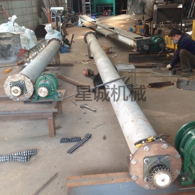 星誠廠家直銷 非 標(biāo) 定 制生物顆粒輸送機(jī)不銹鋼提升機(jī)螺旋上料機(jī)
