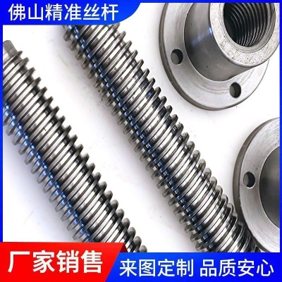 定制絲桿 供應米思米/怡合達絲桿 推料螺桿 t型絲桿螺桿加工定做