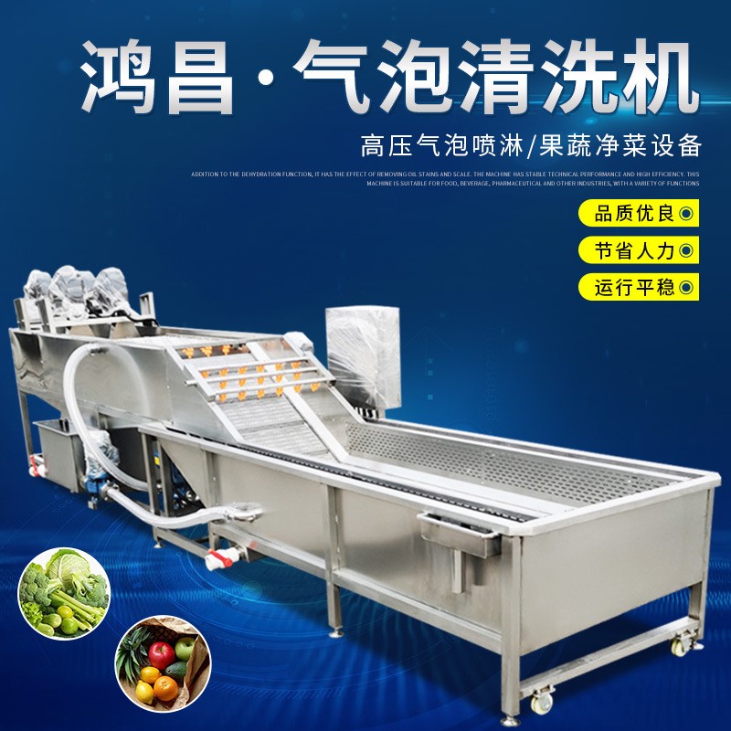 供應果蔬清洗機 冬棗板栗噴淋式氣泡果蔬清洗機 蔬菜清洗機設備