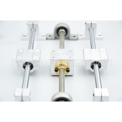 廠家直銷 T型絲桿導軌絲桿梯形絲桿套裝 多尺寸可選 批發(fā)