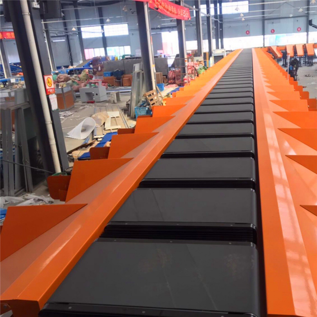 生產(chǎn)廠家非標直線交叉帶分揀機 高效率低能耗