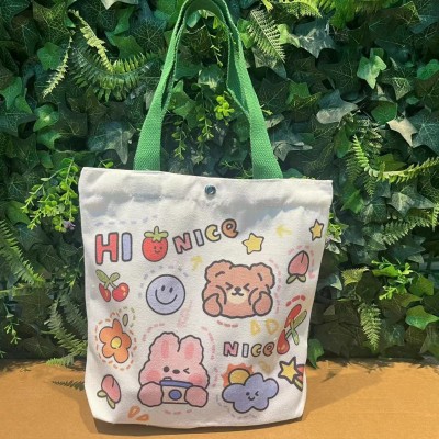 可愛創意伴手禮帆布袋幼兒園活動禮品周歲滿月跨境帆布包現貨批發