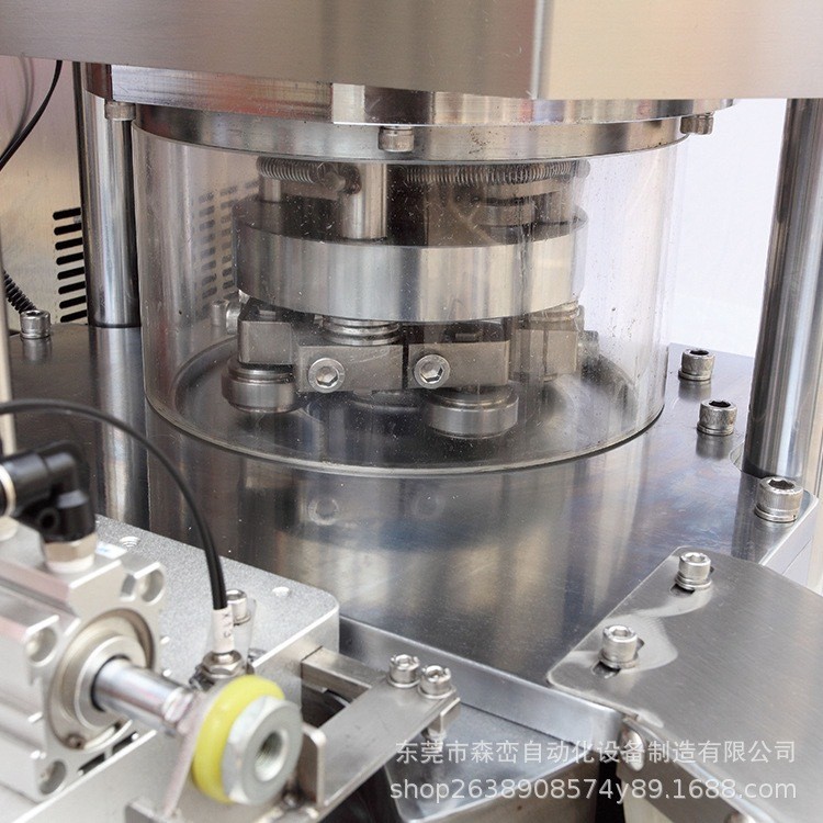 馬口鐵易拉蓋罐頭抽真空封罐機醬料寵物食品罐頭高速封口機