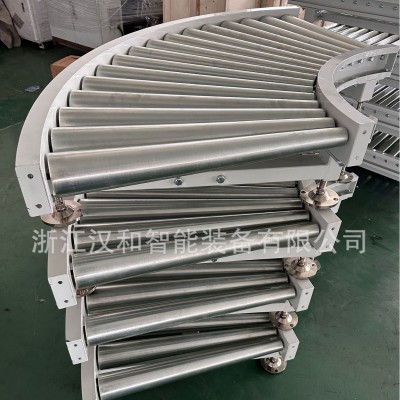 定制90度彎道滾筒機 無動力滾筒機 流水線 使用壽命長 售后保證