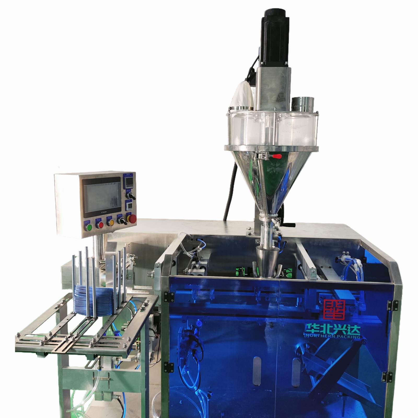 全自動(dòng)給袋式預(yù)制菜小食品包裝機(jī)華北興達(dá)支持定制